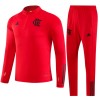 CR Flamengo Quarter Zip Sweatshirts Anzüge Suit 2023-24 Rote Für Herren